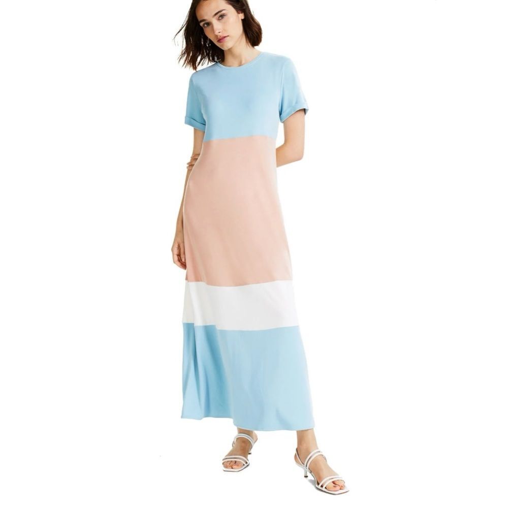 Alfani Colorblock Dress Size M